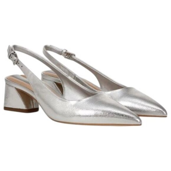 Franco Sarto Women's Racer Pointed Toe Block Heel Slingback Pumps - Picture 1 of 5